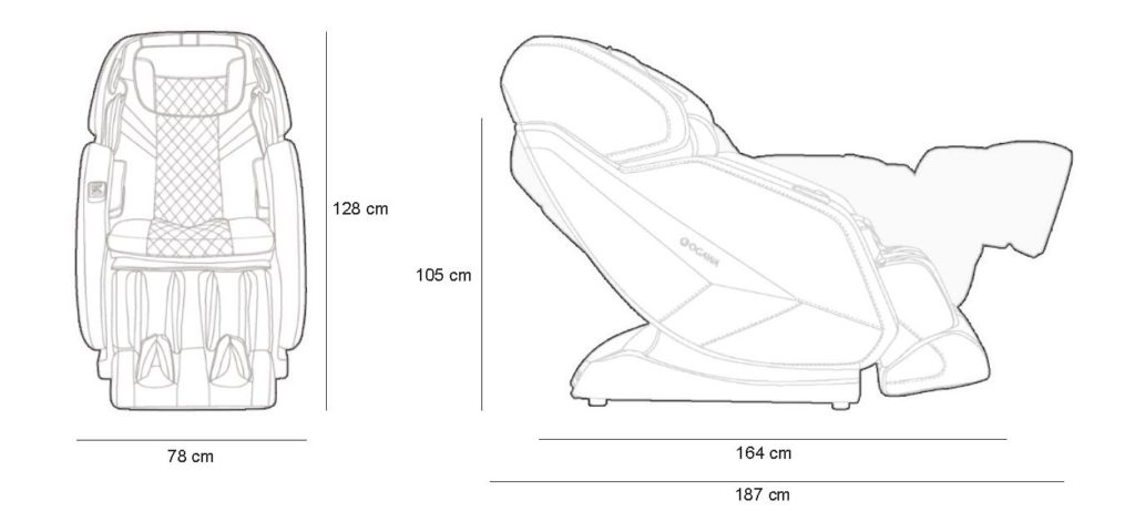 Demo unit - Ogawa 3D Retreat OG7000 Massage Chair Black/Black