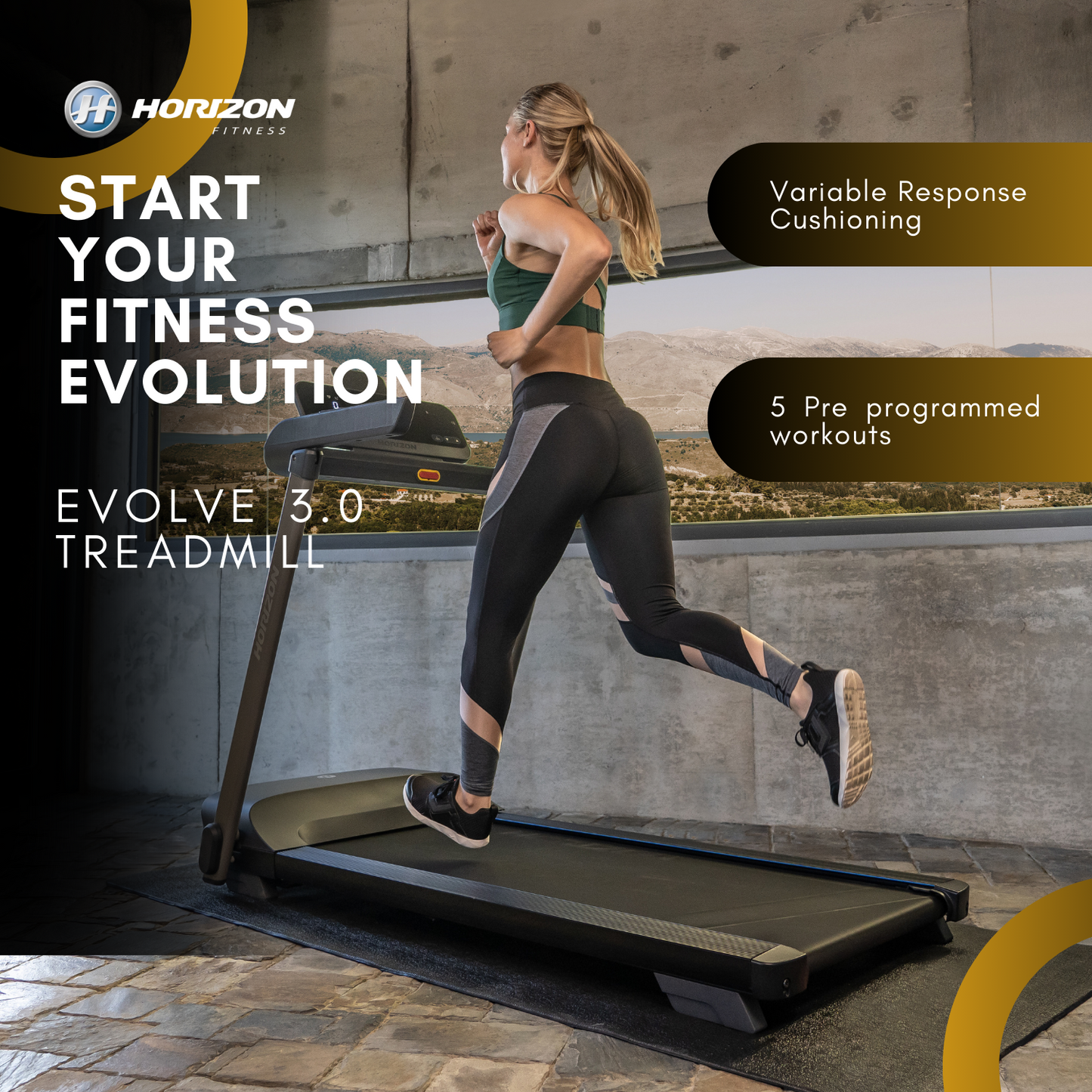 Grade A - Horizon Evolve 3.0 @Zone Treadmill