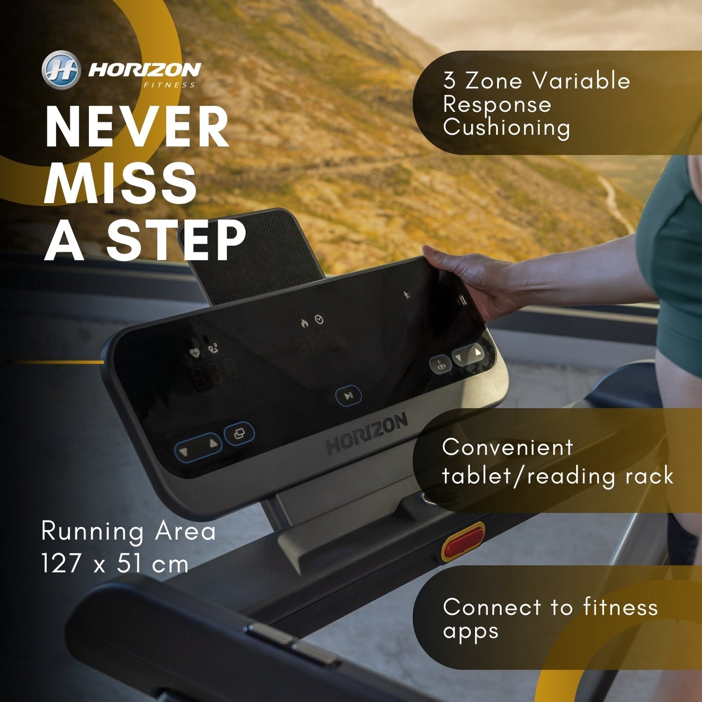 Grade A - Horizon Evolve 3.0 @Zone Treadmill