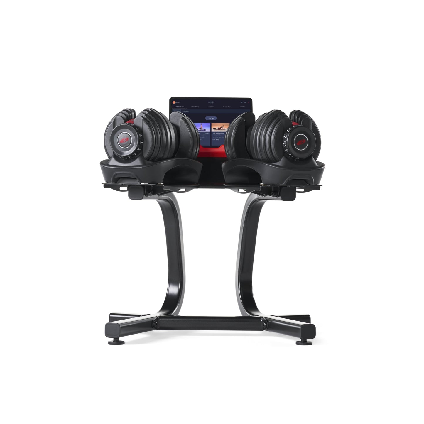 BowFlex 1090i Adjustable Dumbbell Pair with BowFlex Stand