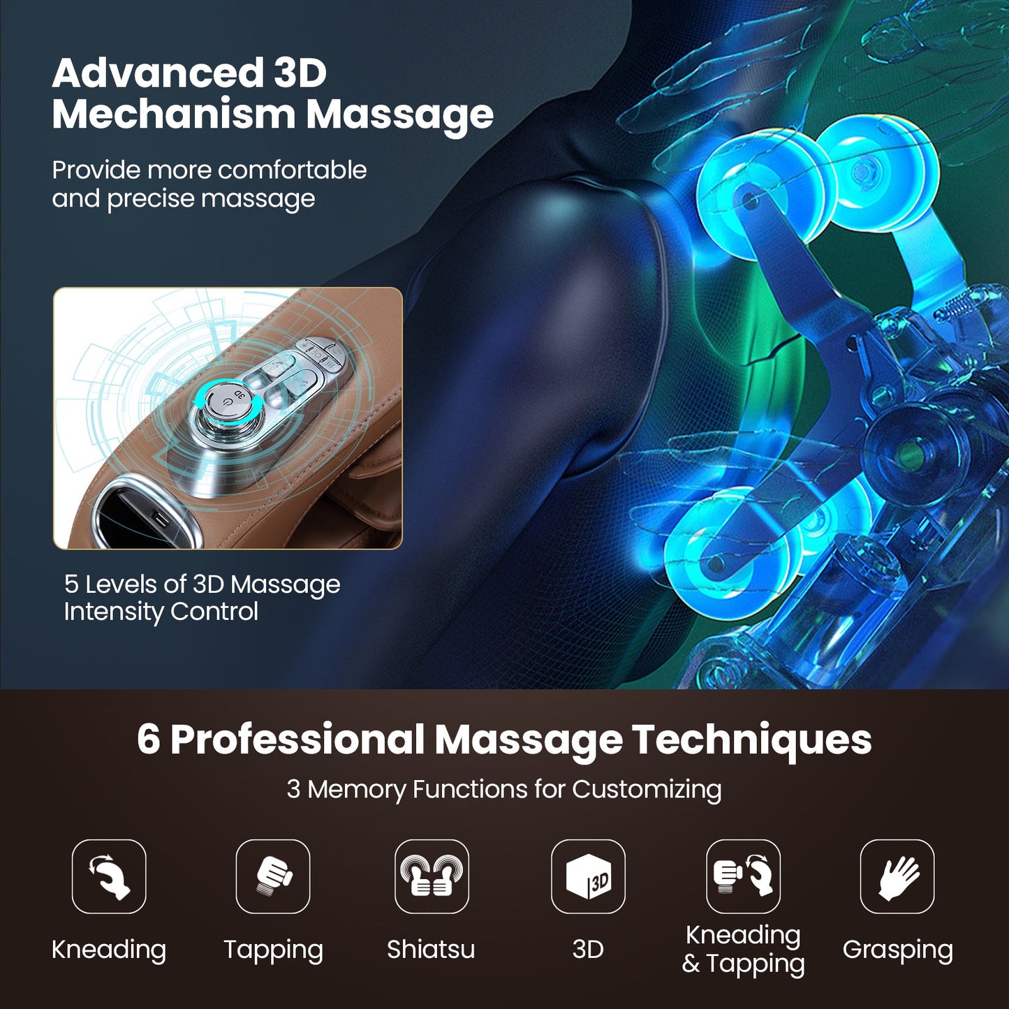(Demo unit) Costway-SL Track 3D Full Body Massage Chair, Zero Gravity-Active Thai Stretch, Chiro Twist, 3D foot Massage-Jl10030 Fully Loaded