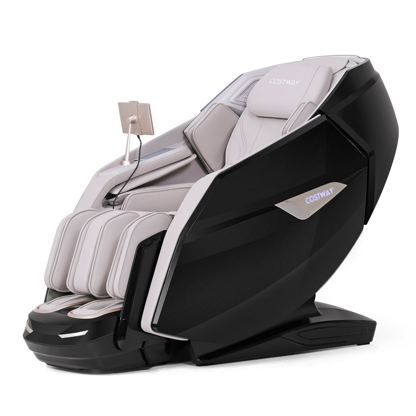 Demo unit -2025 Model-Costway- Kenzo-Premium 4D+3D Dual Roller System Hybrid Flex Track Zero Gravity Full Body Massage Chair w/ Heart Rate Monitor,Fragrance Therapy, Waist & Calf Heater, Calves & Foot Rollers, Thai Stretch, Voice Control