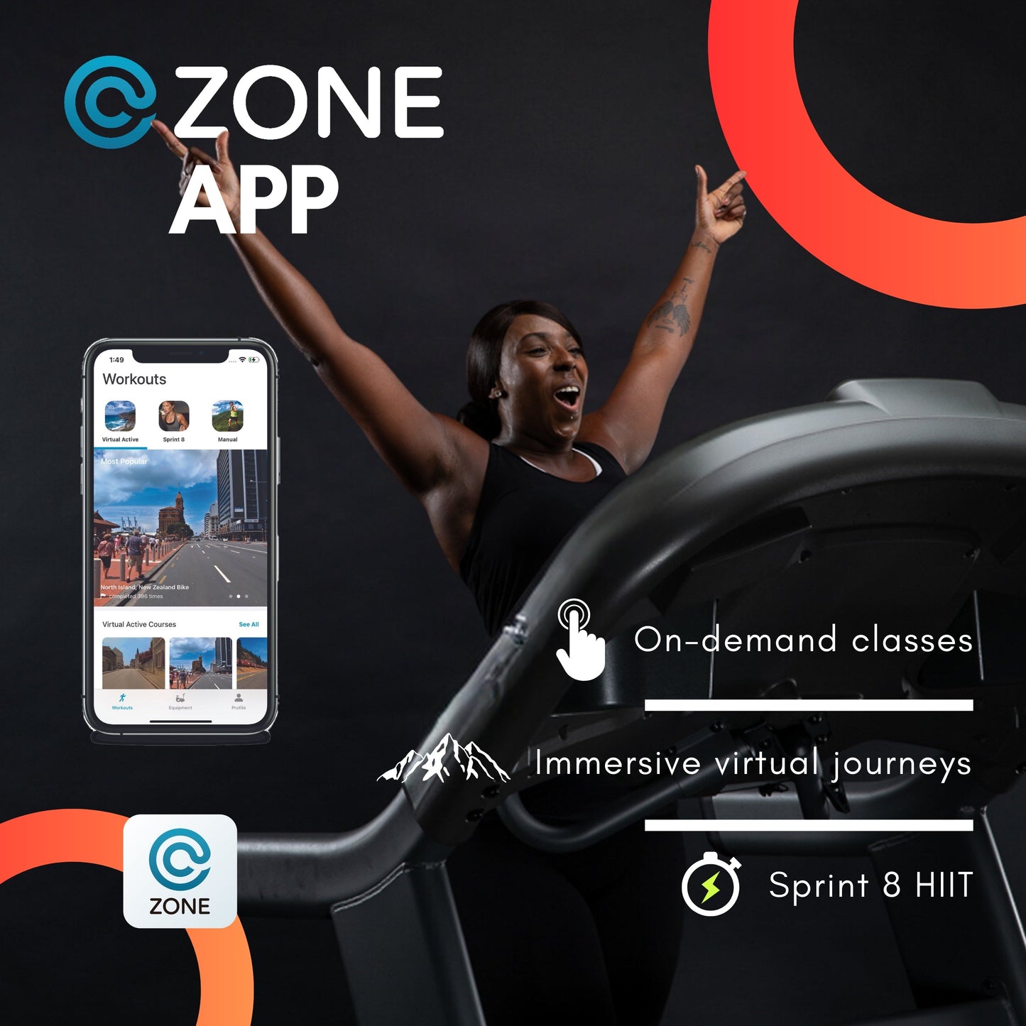 Horizon TR 5.0 @Zone Treadmill Grade C