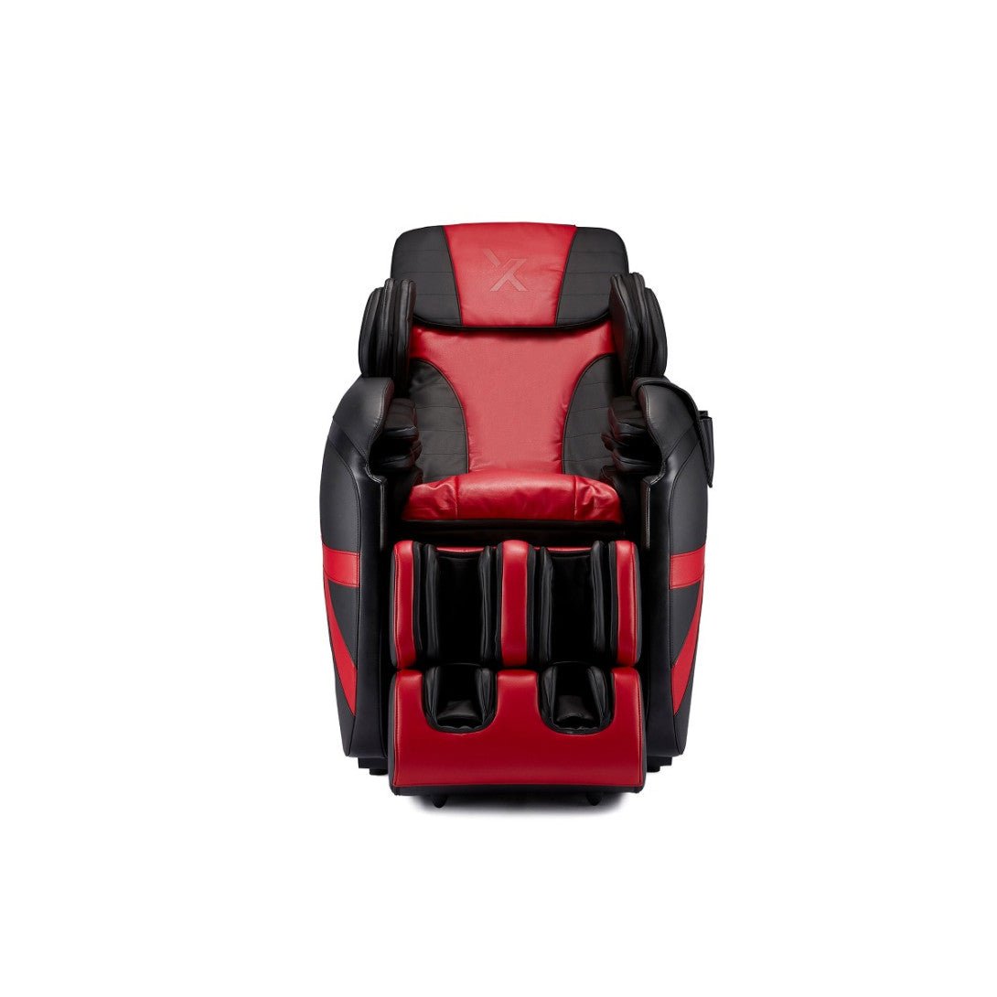 Demo Unit-Red- X-CHAIR - X77 Massage Chair - 4D Roller System, Acupressure Point Locator, L Track