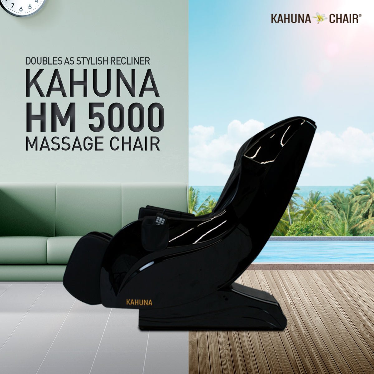 Kahuna HM-5000 Massage Chair-L track