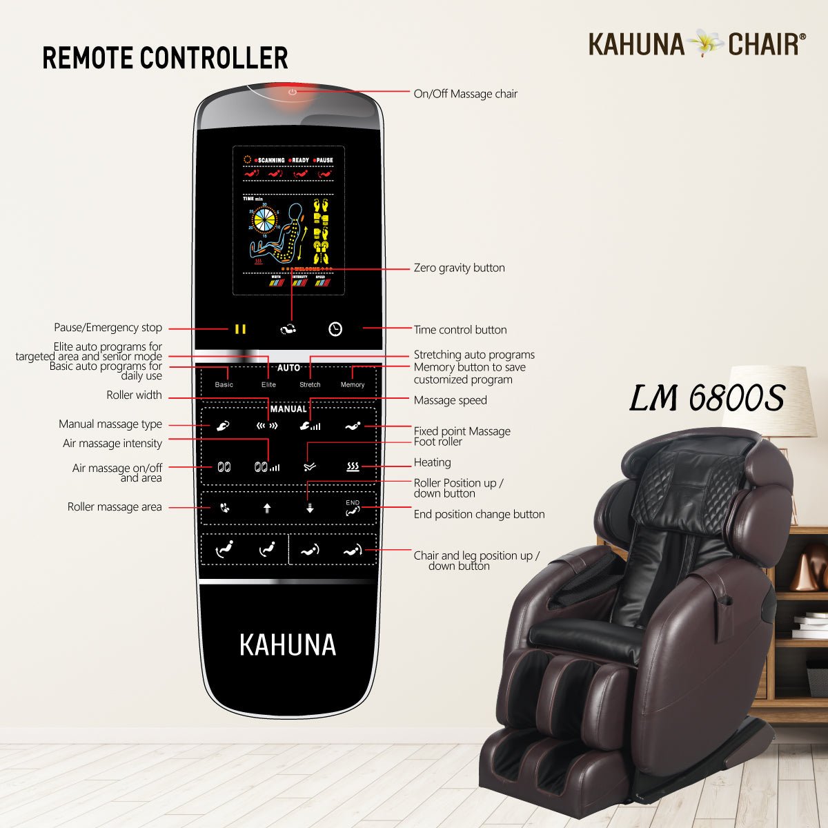 Kahuna-LM-6800S 360 Massage chair