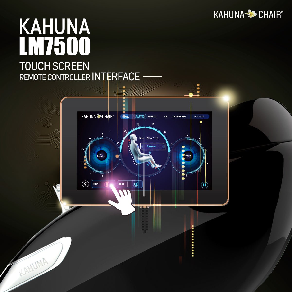 KAHUNA – LM-7500-Swedish/ Shiatsu Massage Chair