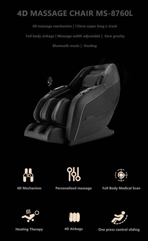 Tru Majestic 4D Massage Chair- Most Aggressive Chair On The Market- Brushless Motor