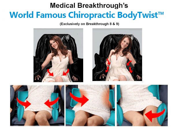 Sold out-Limited time price drop-Medical Breakthrough 8 Massage Chair with 4d Rollers and Chiropractic BodyTwist Technology™