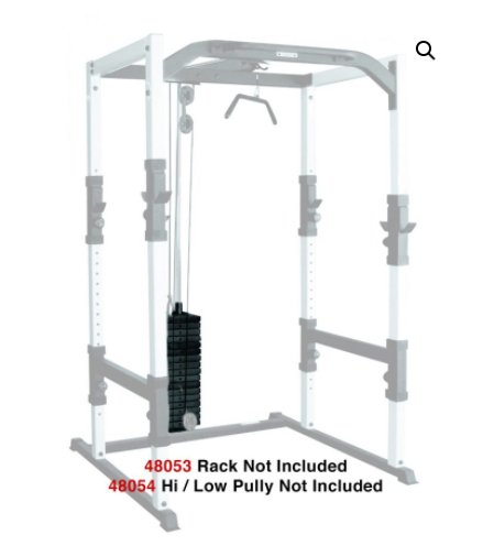 YORK FITNESS - FTS 200 lb Weight Stack Conversion Kit for Power Cage and Lat Machine