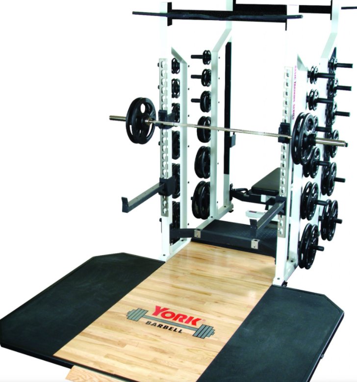 YORK FITNESS - STS Double Half Rack, Black.