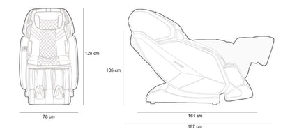 Demo unit - Ogawa 3D Retreat OG7000 Massage Chair Black/Black