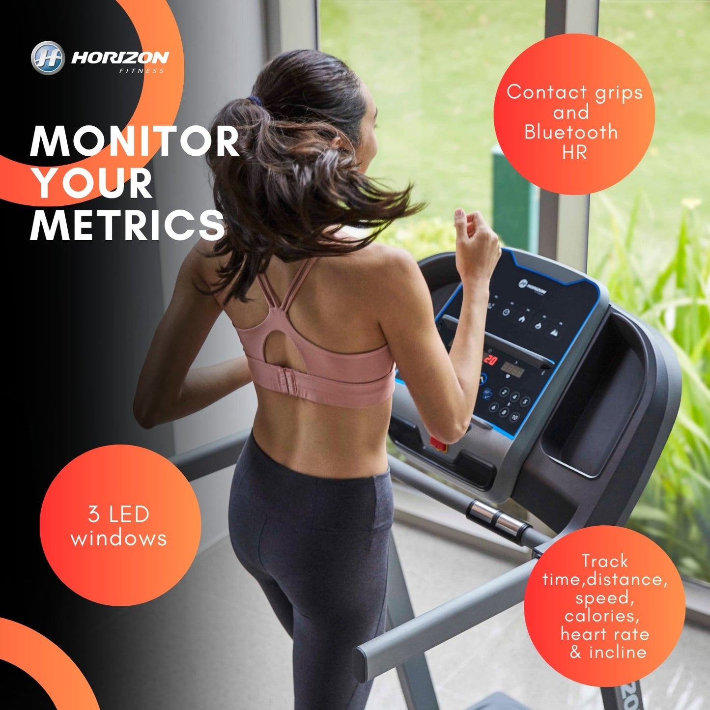 Horizon TR 5.0 @Zone Treadmill Grade C