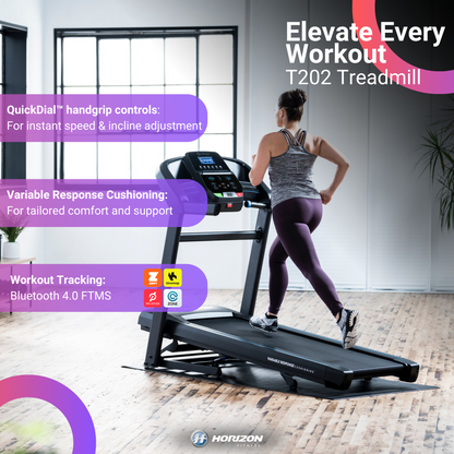 Grade B - Horizon T202 @Zone Treadmill