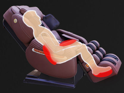*FLOOR MODEL DEMO UNIT*MEGA SALE-American Made-I9 MAX 'SPECIAL EDITION', 6D Medical Massage Chair with Chiropractic Twist, MADE WITH REAL LEATHER