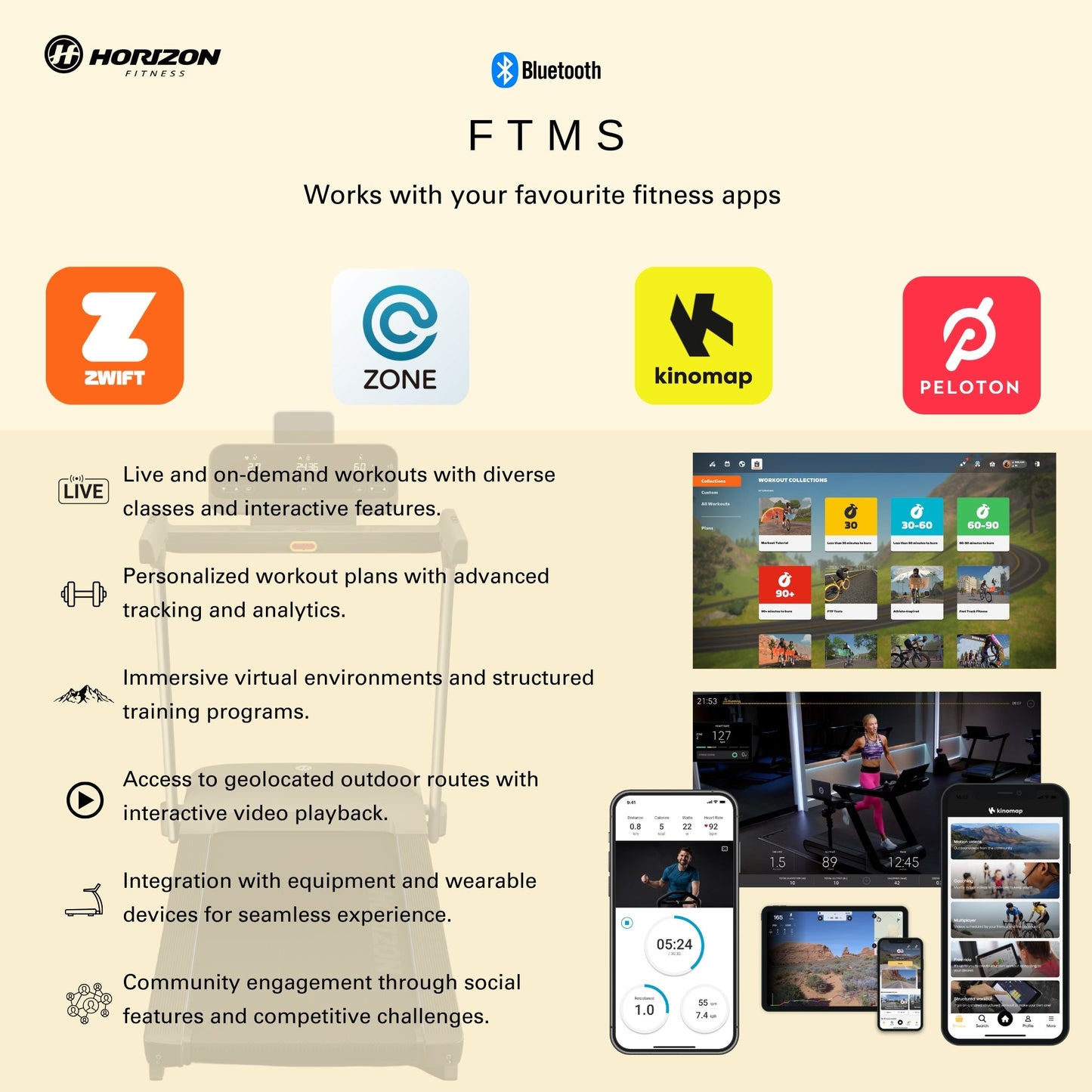 Grade A - Horizon Evolve 3.0 @Zone Treadmill