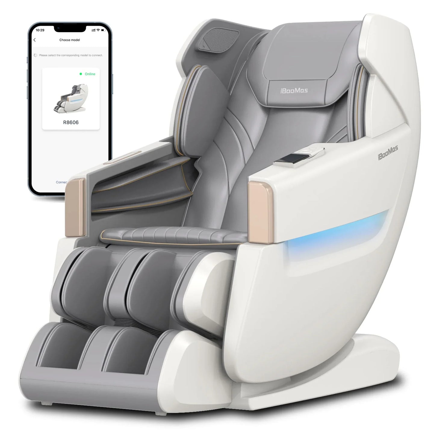 Mega Sale-Iboomas- 3D L Track Ai App Controlled Massage Chair-2024 Model- New Design R-8606