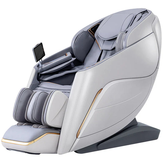 Alfine A710 Pro Spaceship II 4D Massage Chair, Full Body Zero Gravity Recliner with SL Track, Heating, and Robotic Footrest