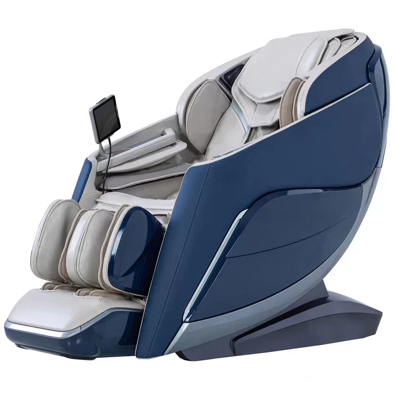 Alfine A710 Pro Spaceship II 4D Massage Chair, Full Body Zero Gravity Recliner with SL Track, Heating, and Robotic Footrest