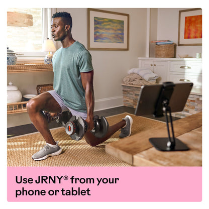 BowFlex 1090i Adjustable Dumbbell Pair with BowFlex Stand