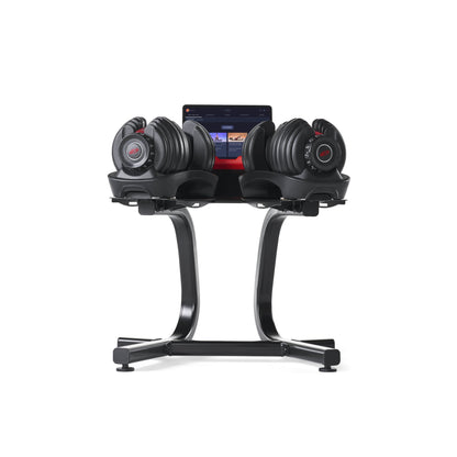 BowFlex 1090i Adjustable Dumbbell Pair with BowFlex Stand