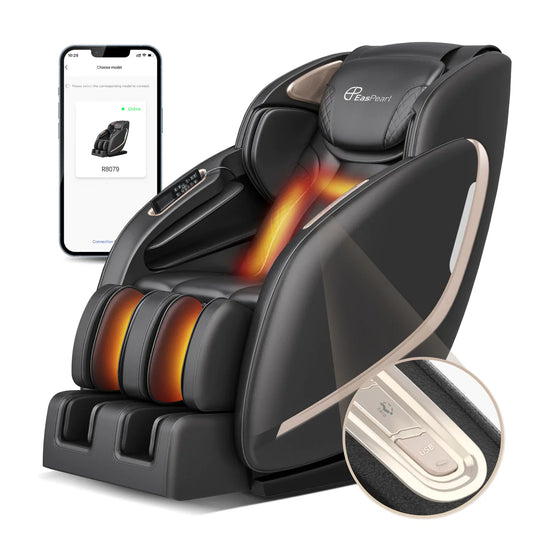 EasePearl-APP Control 3D L Track Zero-G Massage Chair-R8079