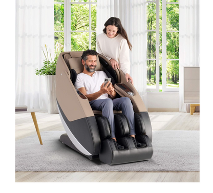 Human Touch - New *Novo Flex 3D and 4D Massage Chair (Grey & Brown)