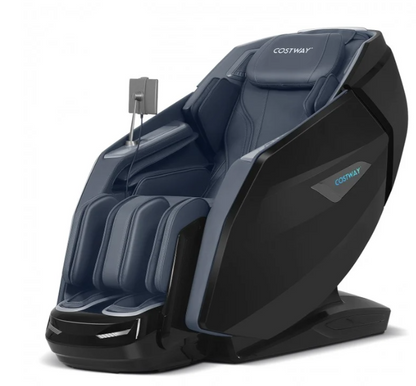 Demo unit -2025 Model-Costway- Kenzo-Premium 4D+3D Dual Roller System Hybrid Flex Track Zero Gravity Full Body Massage Chair w/ Heart Rate Monitor,Fragrance Therapy, Waist & Calf Heater, Calves & Foot Rollers, Thai Stretch, Voice Control