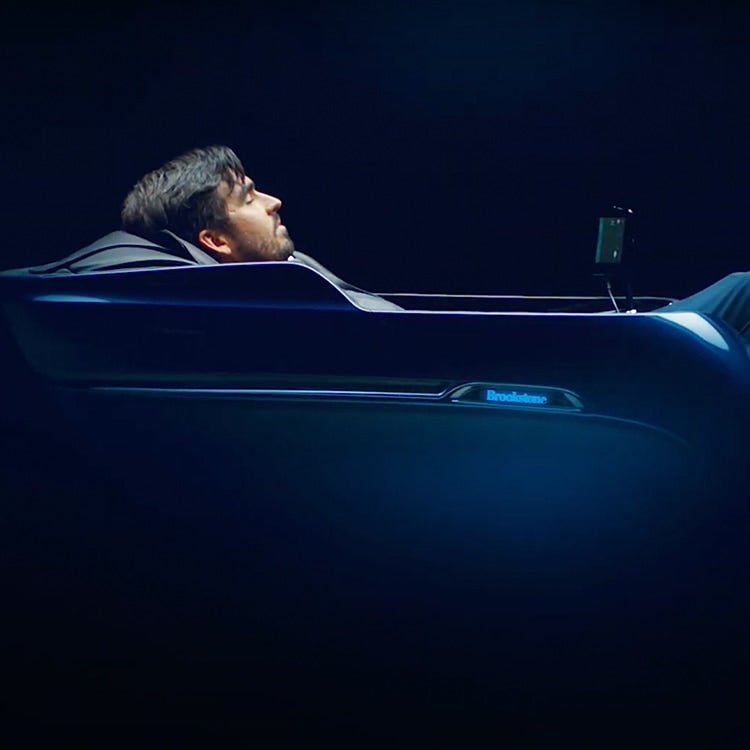 -Mega Sale-Brookstone Mach IX Variable 4D L track with Touch Screen, Brushless Motor Massage Chair