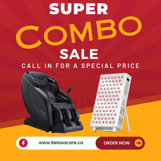 Combo Package- Rejuvenate Package- Brookstone Massage Chair + Kala Red Light Therapy