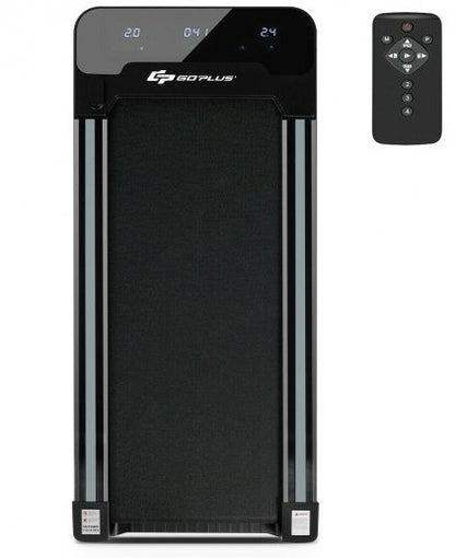 COSTWAY - 1 HP Electric Walking Treadmill with Touchable LED Display and Wireless Remote Control