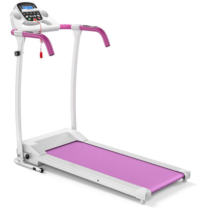 COSTWAY - Compact Electric Folding Running and Fitness Treadmill with LED Display