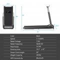 COSTWAY - Compact Folding Treadmill with Touch Screen APP Control
