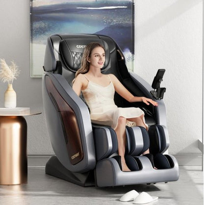 COSTWAY - JL10005WL - 3D SL Track Thai Stretch Zero Gravity Full Body Massage Chair Recliner