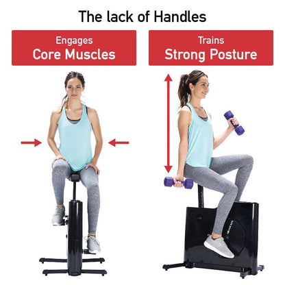 DAIWA - Square Bike Compact Exercise Bike with 8 Levels of Magnetic Resistance