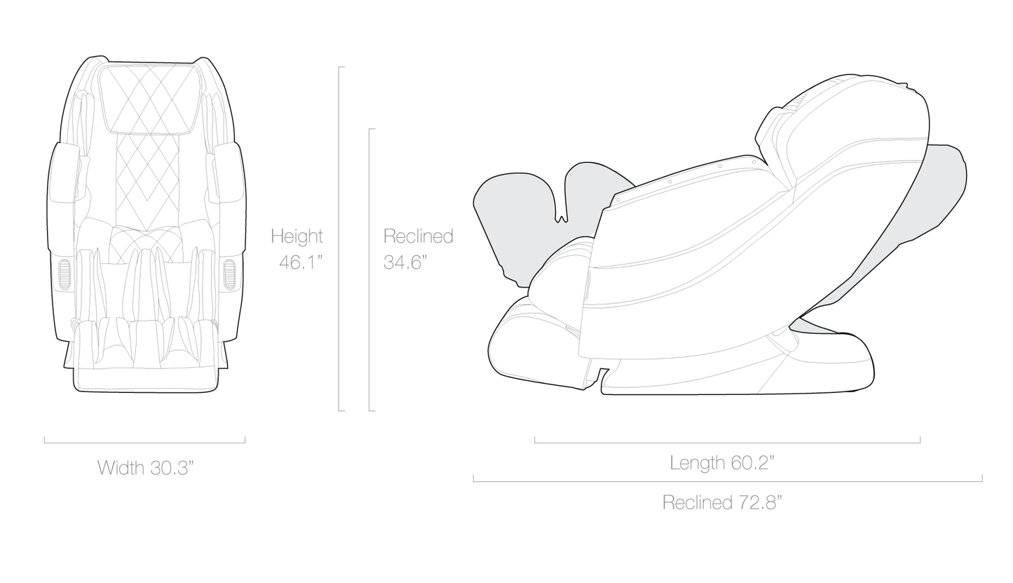 Demo Unit-Cozzia Advanced L track Massage Chair