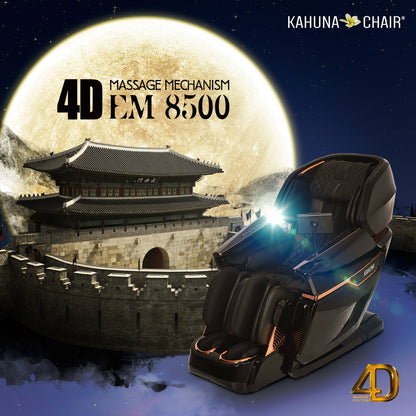 Kahuna-4D Active Stretch-3D foot Massage Chair– with Calf rollers-EM 8500