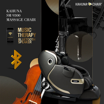 KAHUNA 4D+@ DUAL AIR FLOAT FLEX HSL-TRACK MASSAGE CHAIR WITH INFRARED HEATING SM-9300