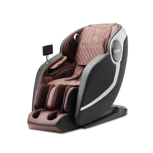 Kahuna - Arete Massage Chair Brown/Black SL Track Massage Chair with TOUCH SCREEN