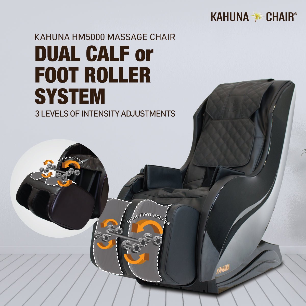 Kahuna HM-5000 Massage Chair-L track