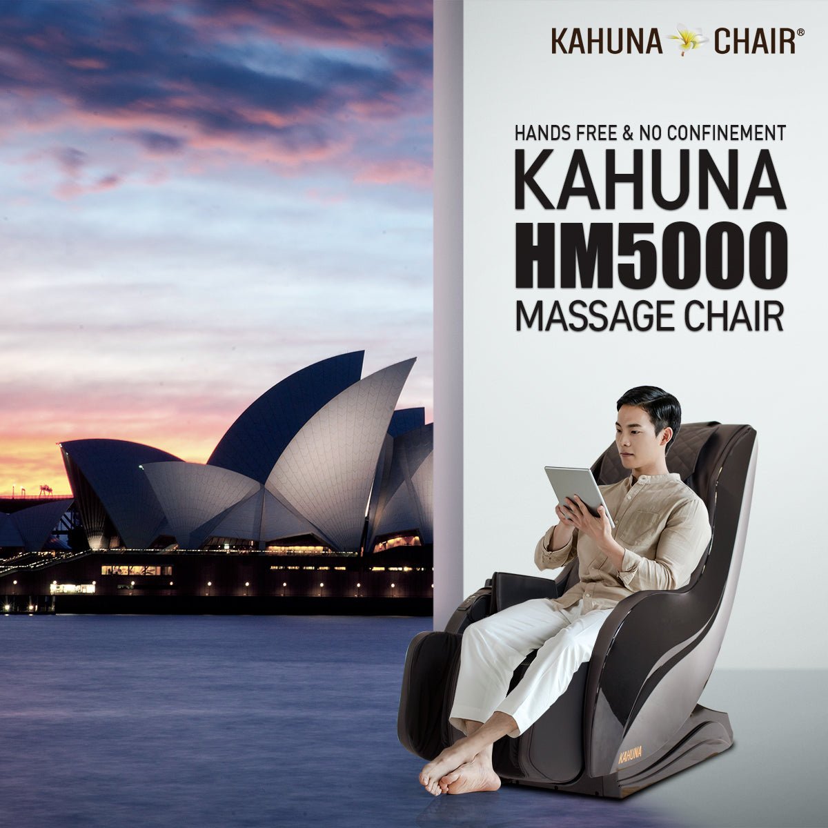 Kahuna HM-5000 Massage Chair-L track