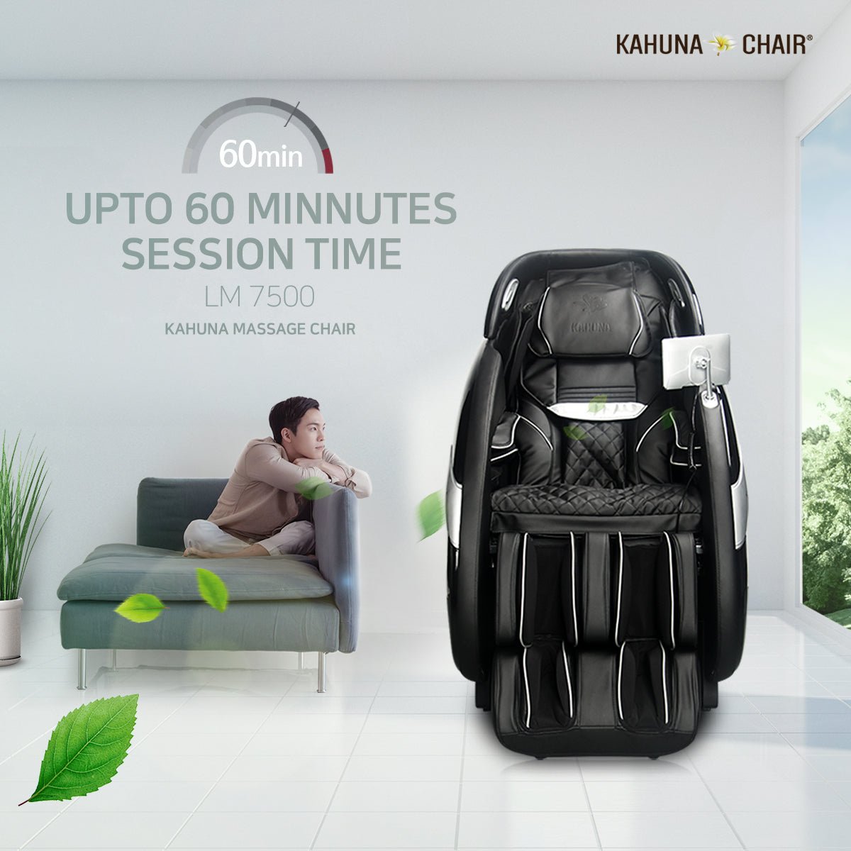 KAHUNA – LM-7500-Swedish/ Shiatsu Massage Chair