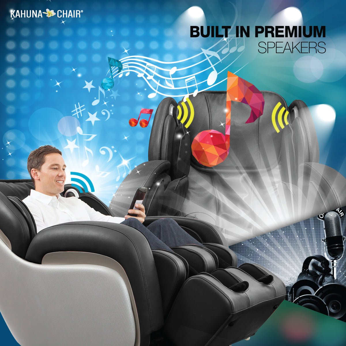 Kahuna LM-7800 Massage Chair- Specialized arm massage- Full stretch