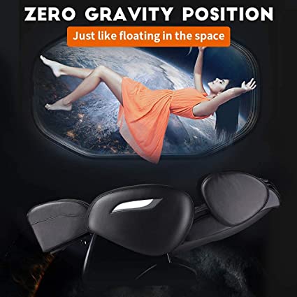 Massage Chair Zero Gravity Full Body Electric Shiatsu Massage Chair Recliner with Foot Rollers Built-in Heat Therapy Air Massage System Stretch Vibrating for Home Office