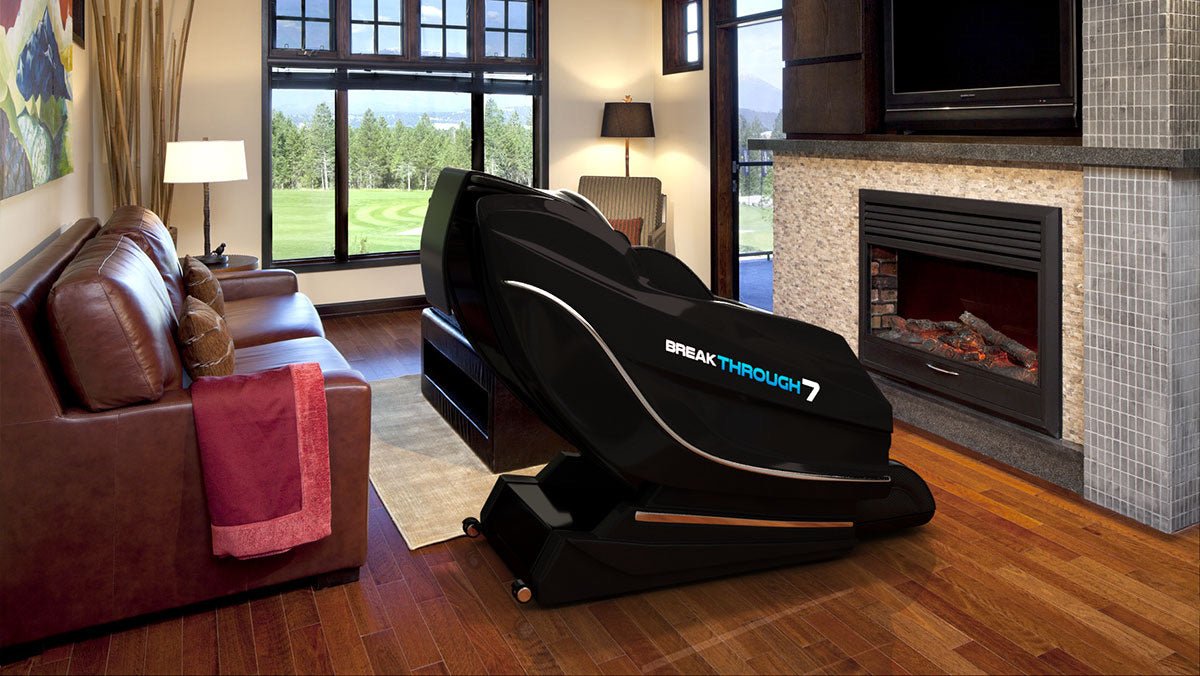 Medical Breakthrough 7 Massage Chair 4D Heated Rollers with Head Massage