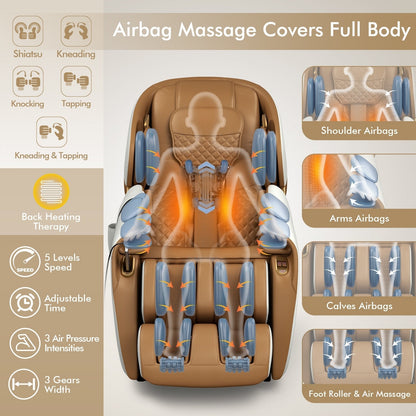 COSTWAY Therapy 3 -Full Body Zero Gravity Massage Chair