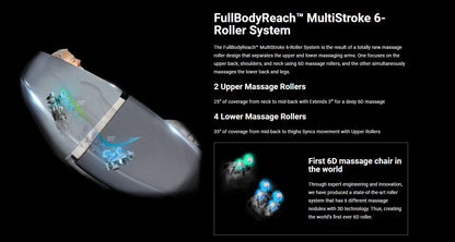 Mega Sale-DAIWA - 6D Supreme Hybrid Massage Chair with Hybri Flex Technology