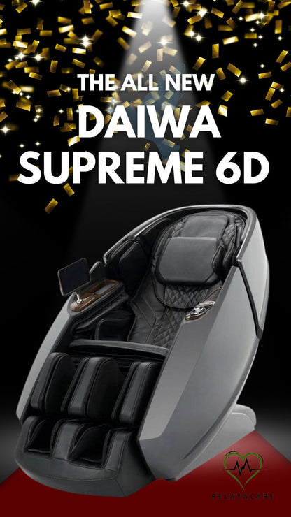 Mega Sale-DAIWA - 6D Supreme Hybrid Massage Chair with Hybri Flex Technology