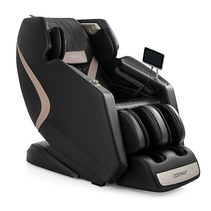 Mega Sale -Top Seller-Premium Series-COSTWAY -Fully Loaded- 3D SL-Track Full Body Zero Gravity Massage Chair with Thai Stretch- Top 5 Seller-