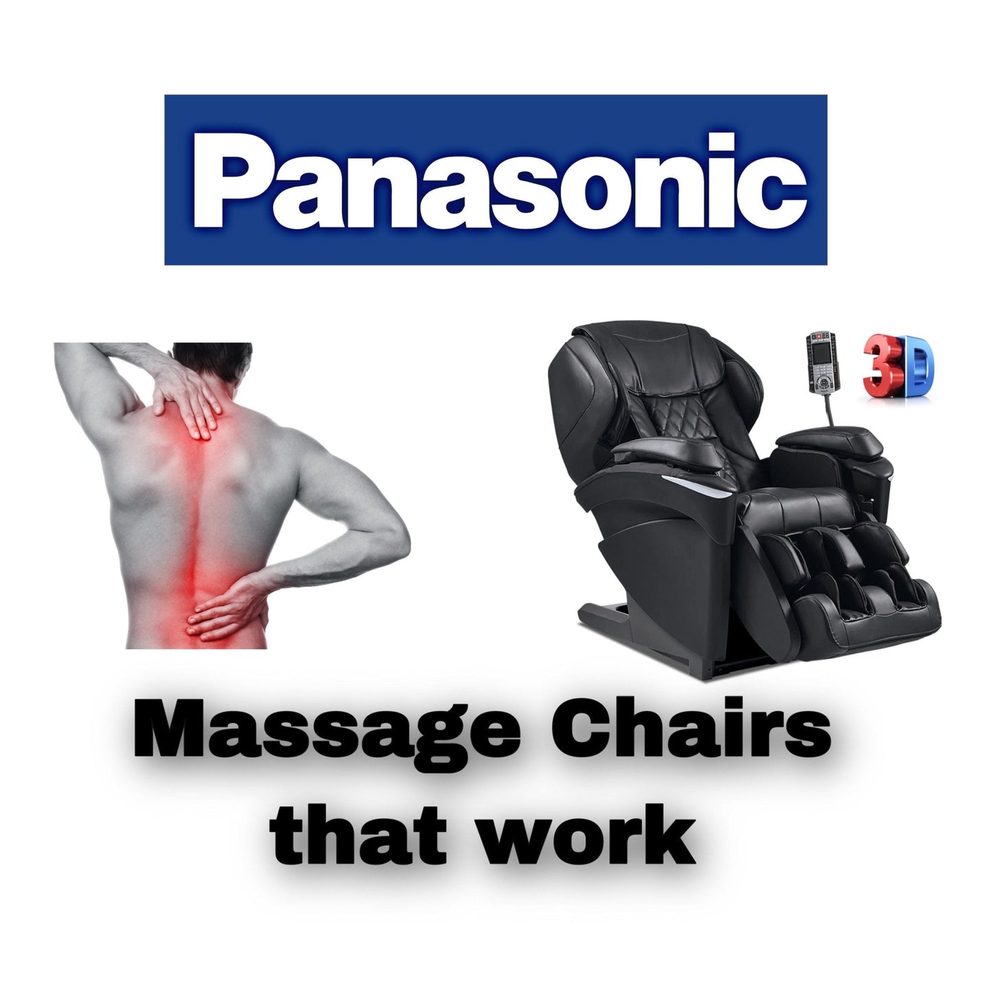 3D-Panasonic EP-MA73 Real Pro ULTRA™ Massage Chair with Body Scan Technology